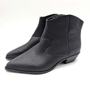 Journee Collection Taliah Western Ankle Boots Women's Black Size US10 Wide